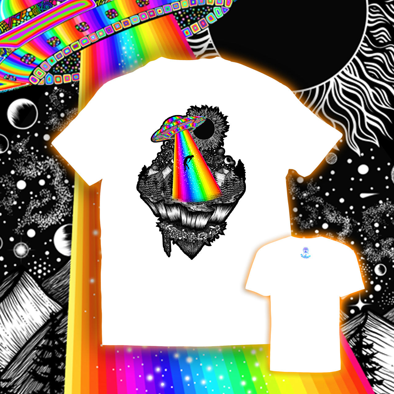 Alien Ascension | Shamaniac | Alien Conspiracy and Spiritual T-Shirt