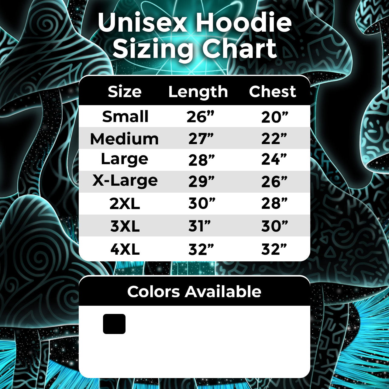 Shroom Head Ascension |Shroomaniac| Psychedelic and Psytrance Alien Hoodie