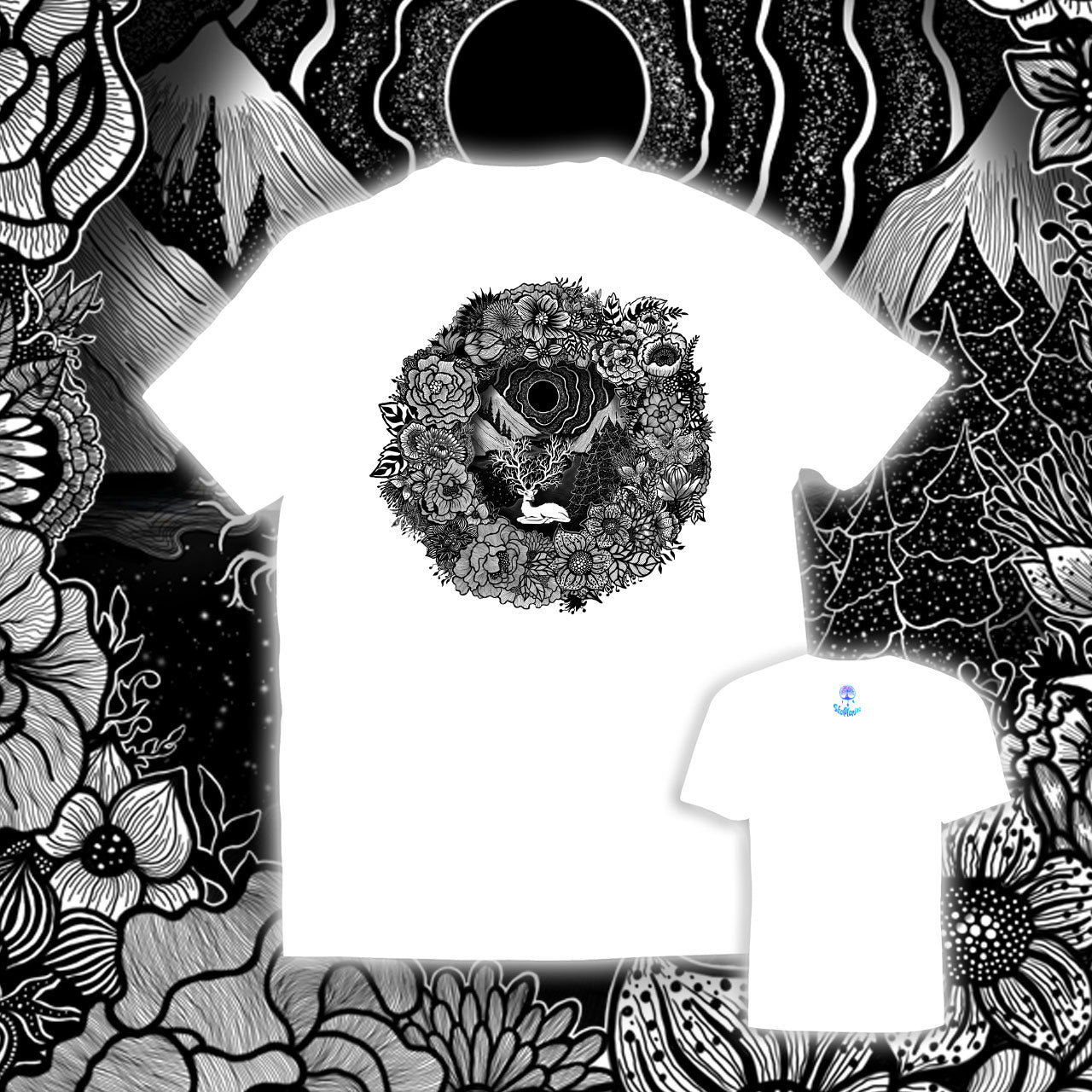 A Deer's Tranquil Dream | Shamaniac | Spiritual T-Shirt