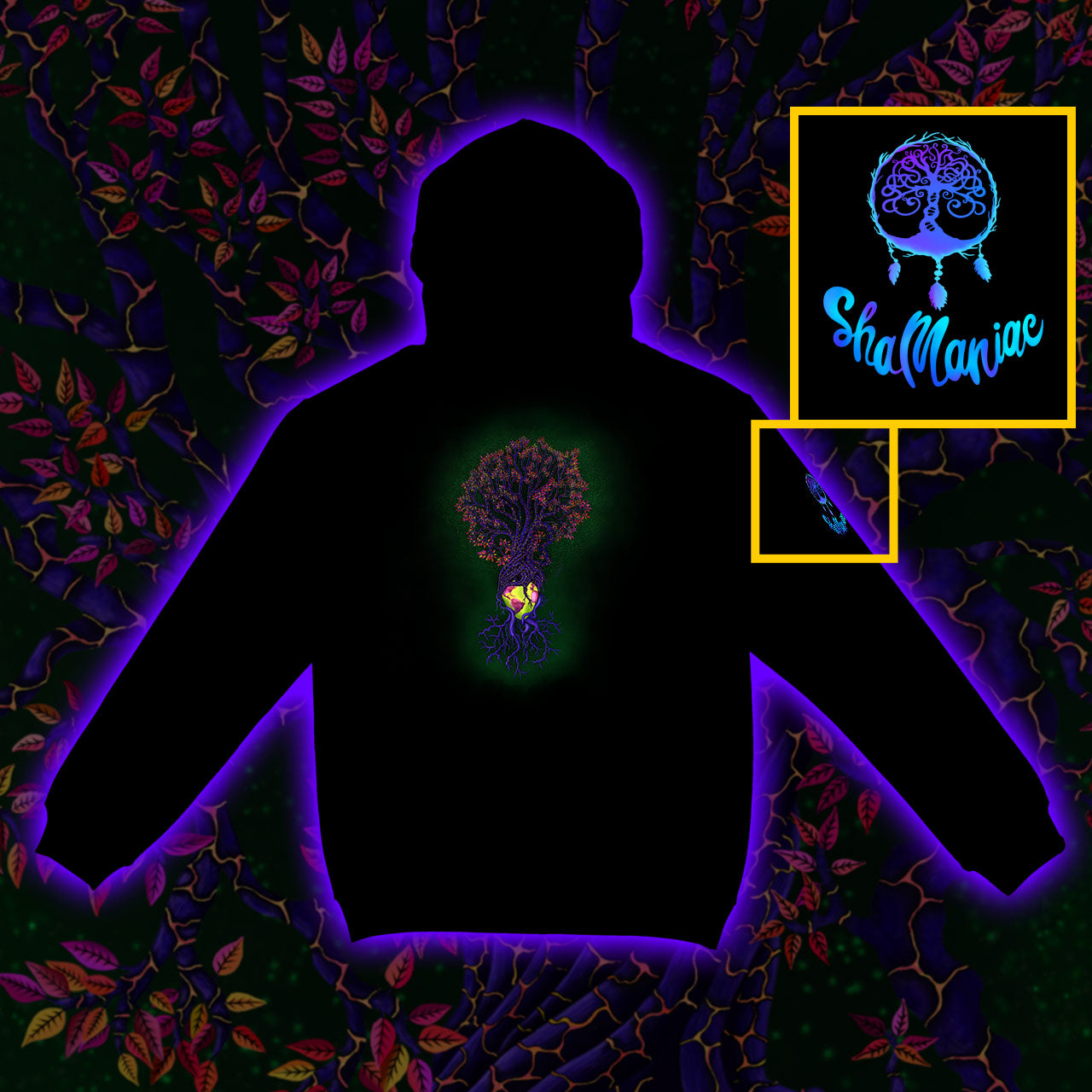 Earth Tree |Shamaniac| Mystical and Spiritual Hoodie