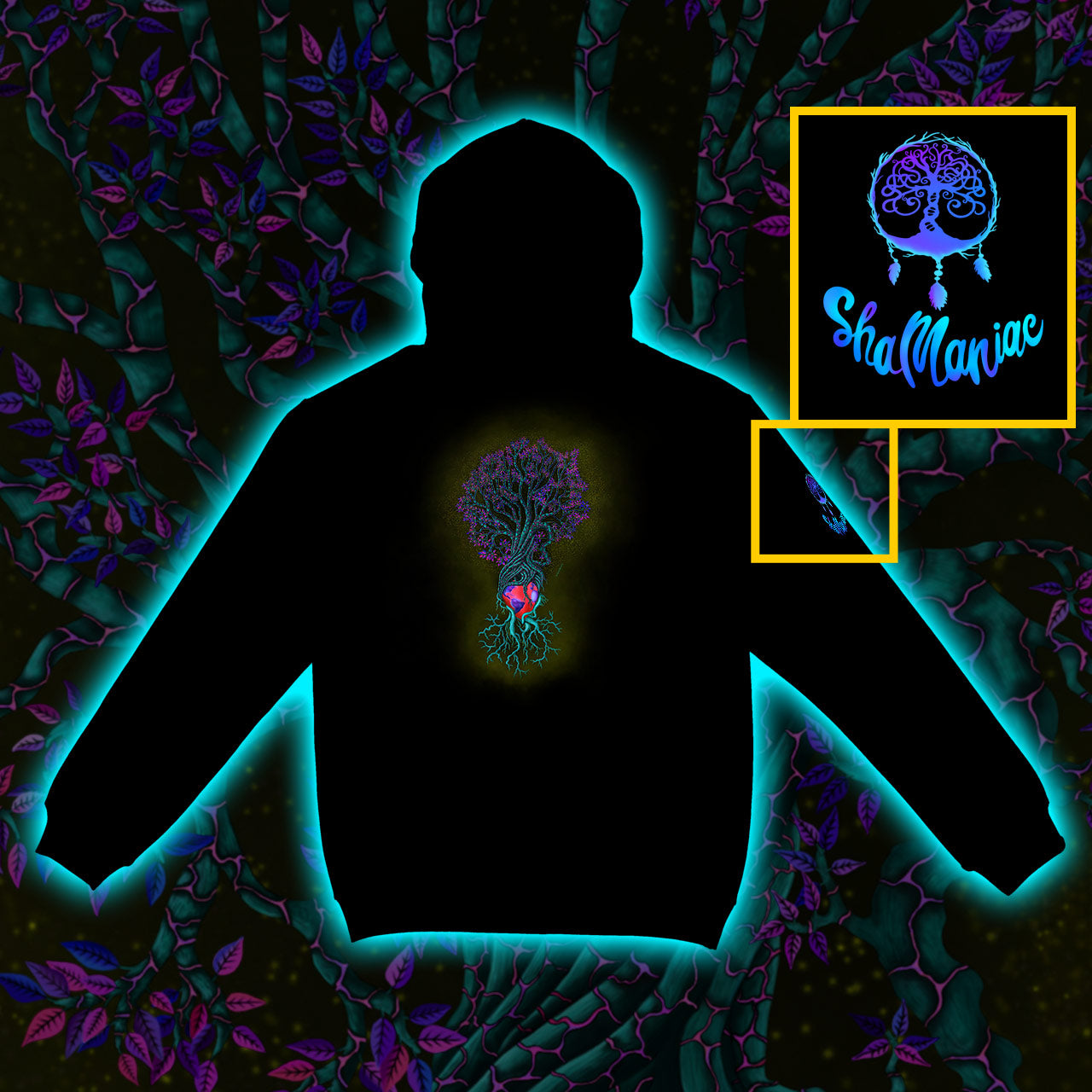 Earth Tree |Shamaniac| Mystical and Spiritual Hoodie