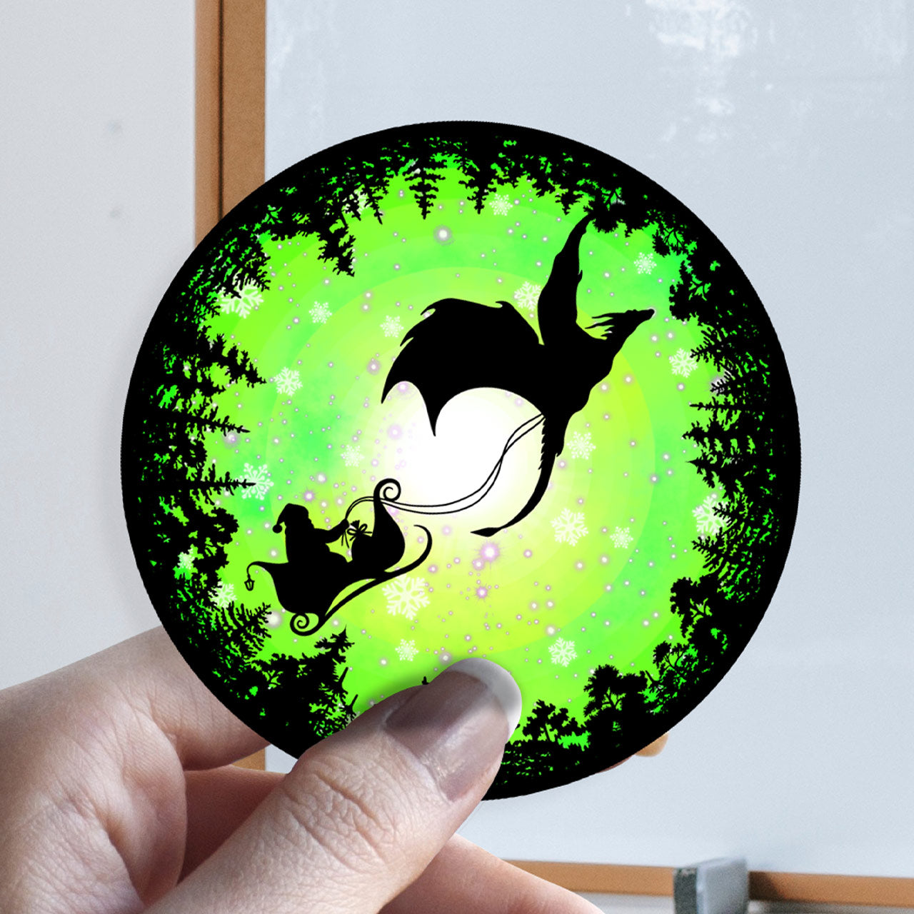 Santa's Dragon Christmas Delivery |HolidayPHORIA| Christmas and Xmas Holiday Stickers