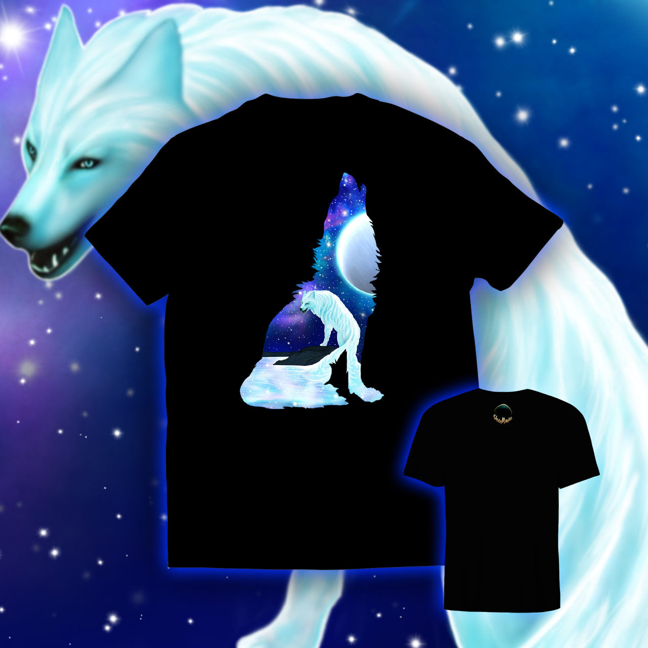 A Wolf's Dream Night | Shamaniac | Spiritual T-Shirt