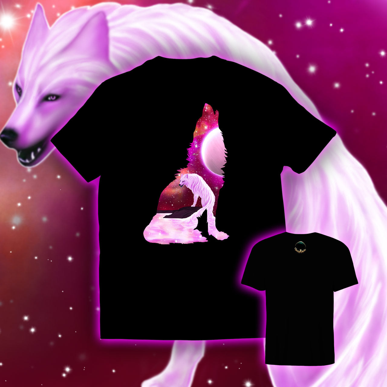 A Wolf's Dream Night | Shamaniac | Spiritual T-Shirt