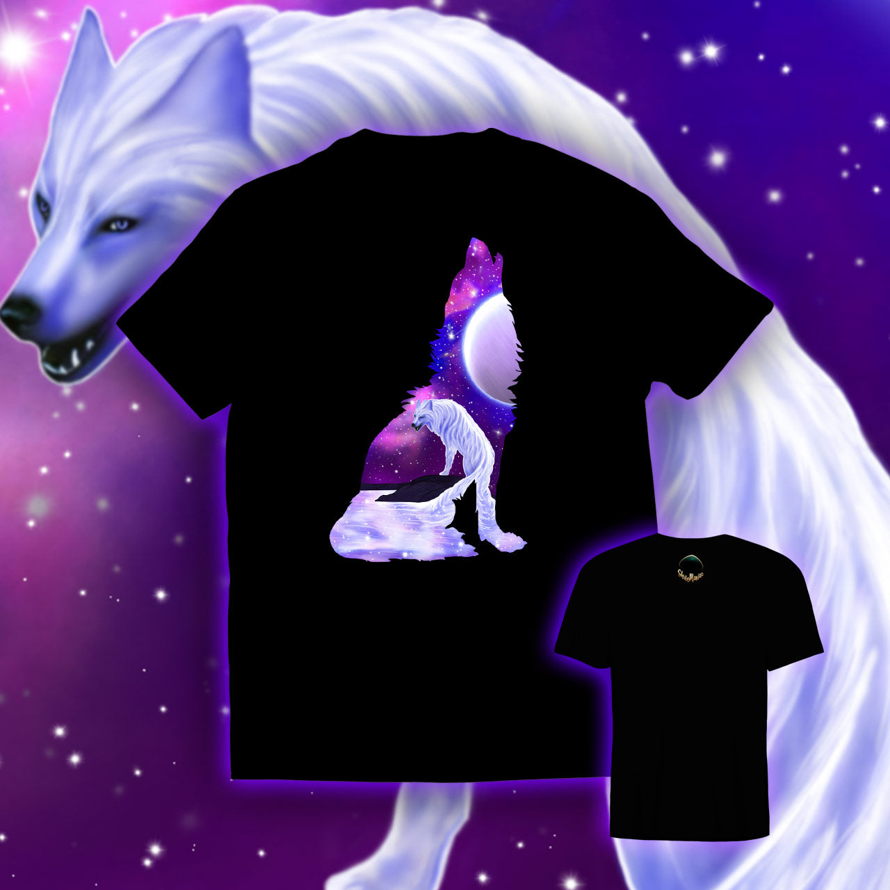 A Wolf's Dream Night | Shamaniac | Spiritual T-Shirt