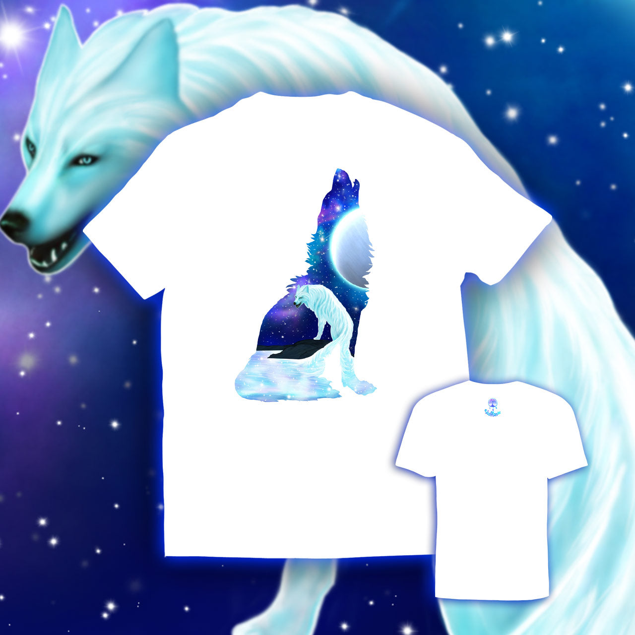 A Wolf's Dream Night | Shamaniac | Spiritual T-Shirt