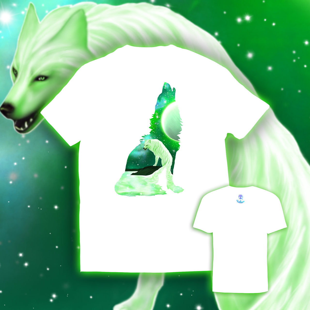 A Wolf's Dream Night | Shamaniac | Spiritual T-Shirt