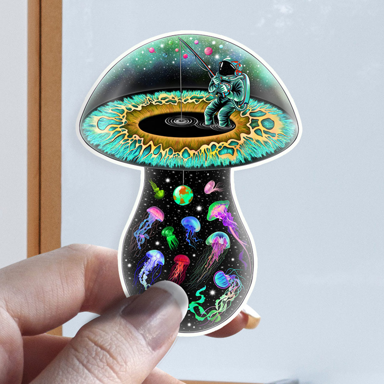 Tripping on Space Mushrooms |Shroomaniac| Psychedelic and Psytrance Mushroom Stickers