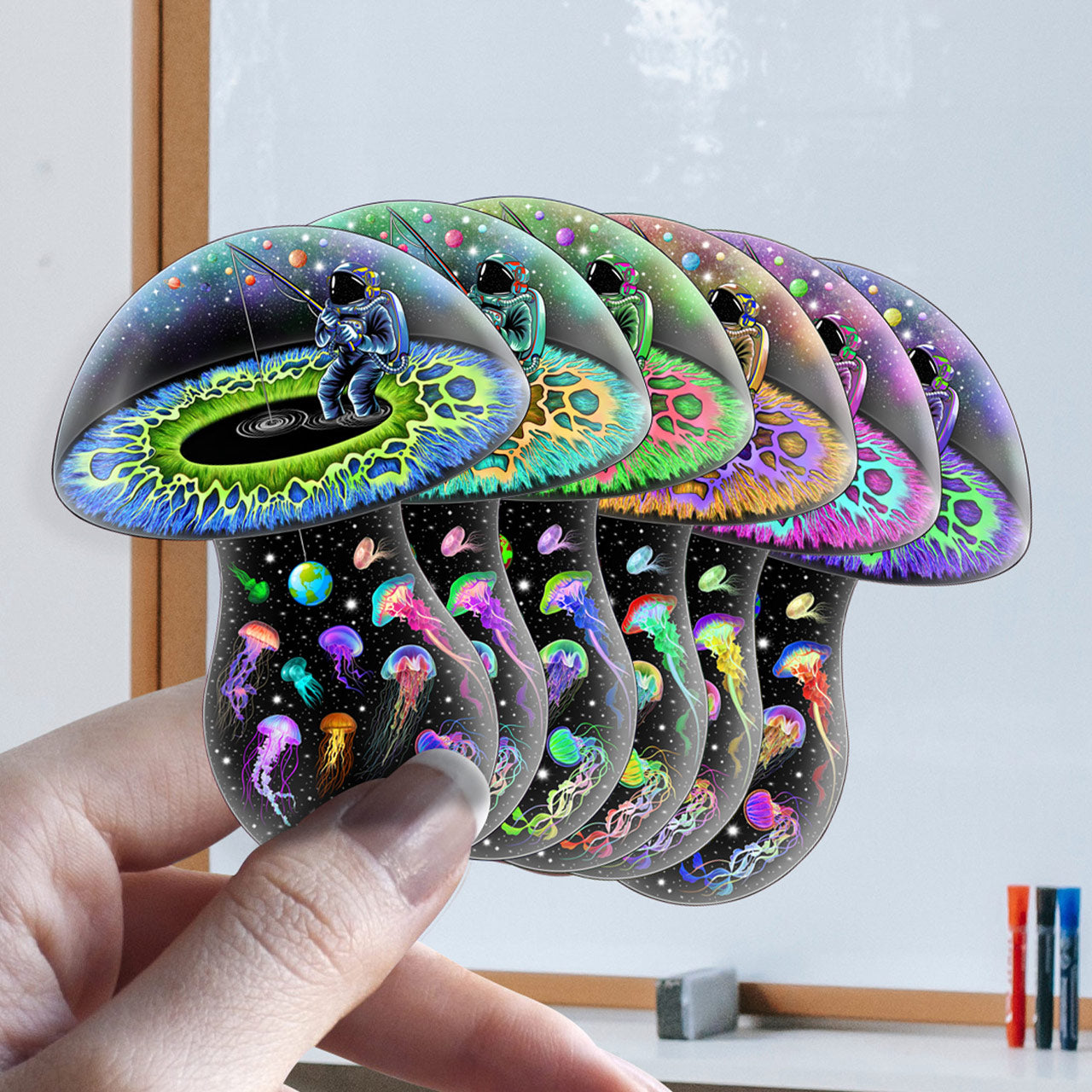 Tripping on Space Mushrooms |Shroomaniac| Psychedelic and Psytrance Mushroom Stickers