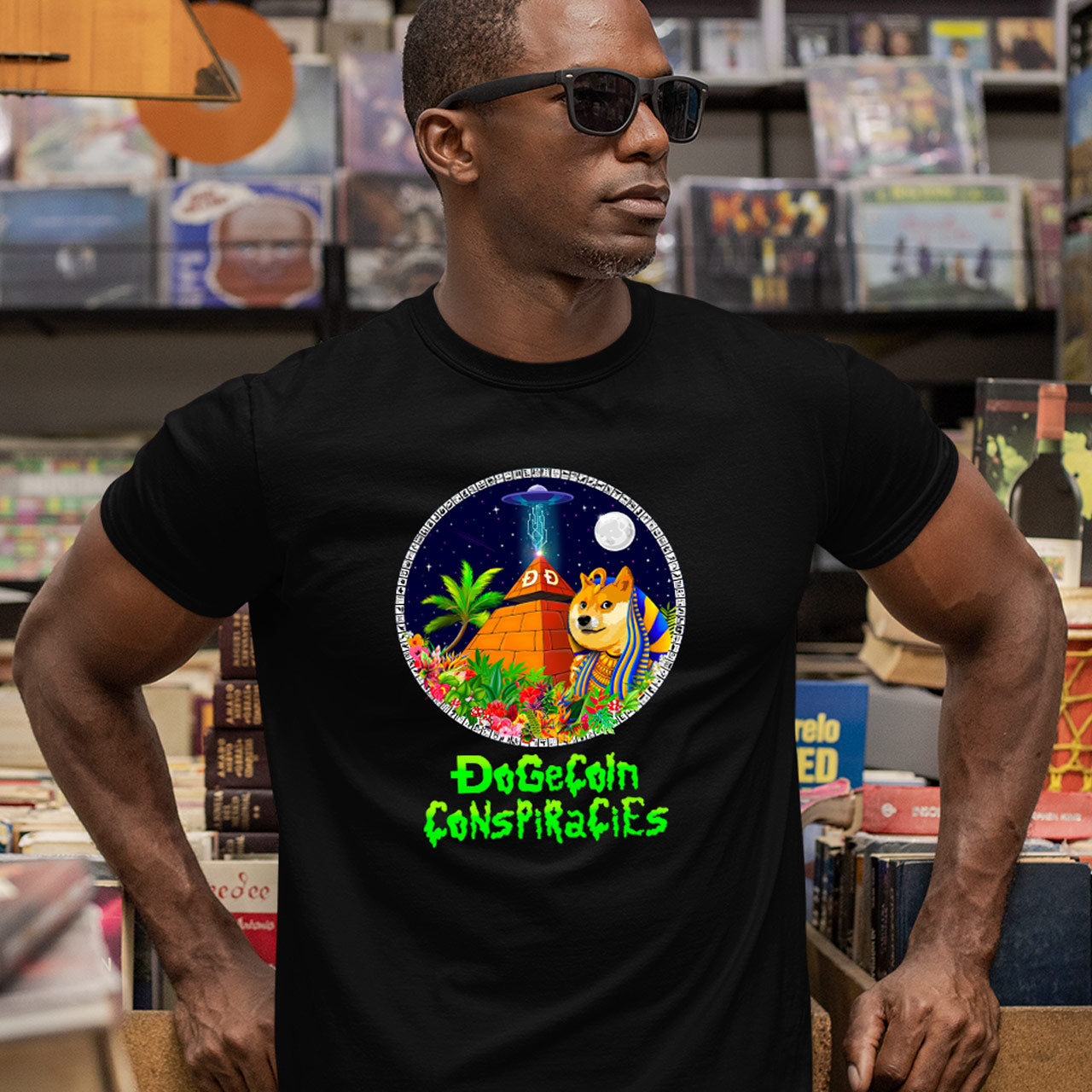 Dogecoin Conspiracies | Cryptomania | Cryptocurrency T-Shirt