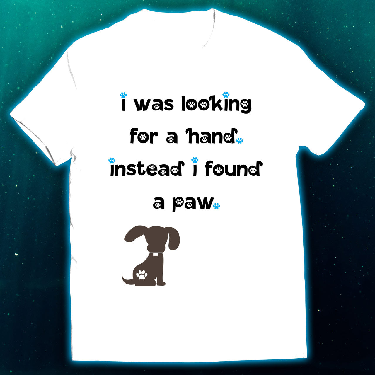Looking for a Hand Instead Found a Paw