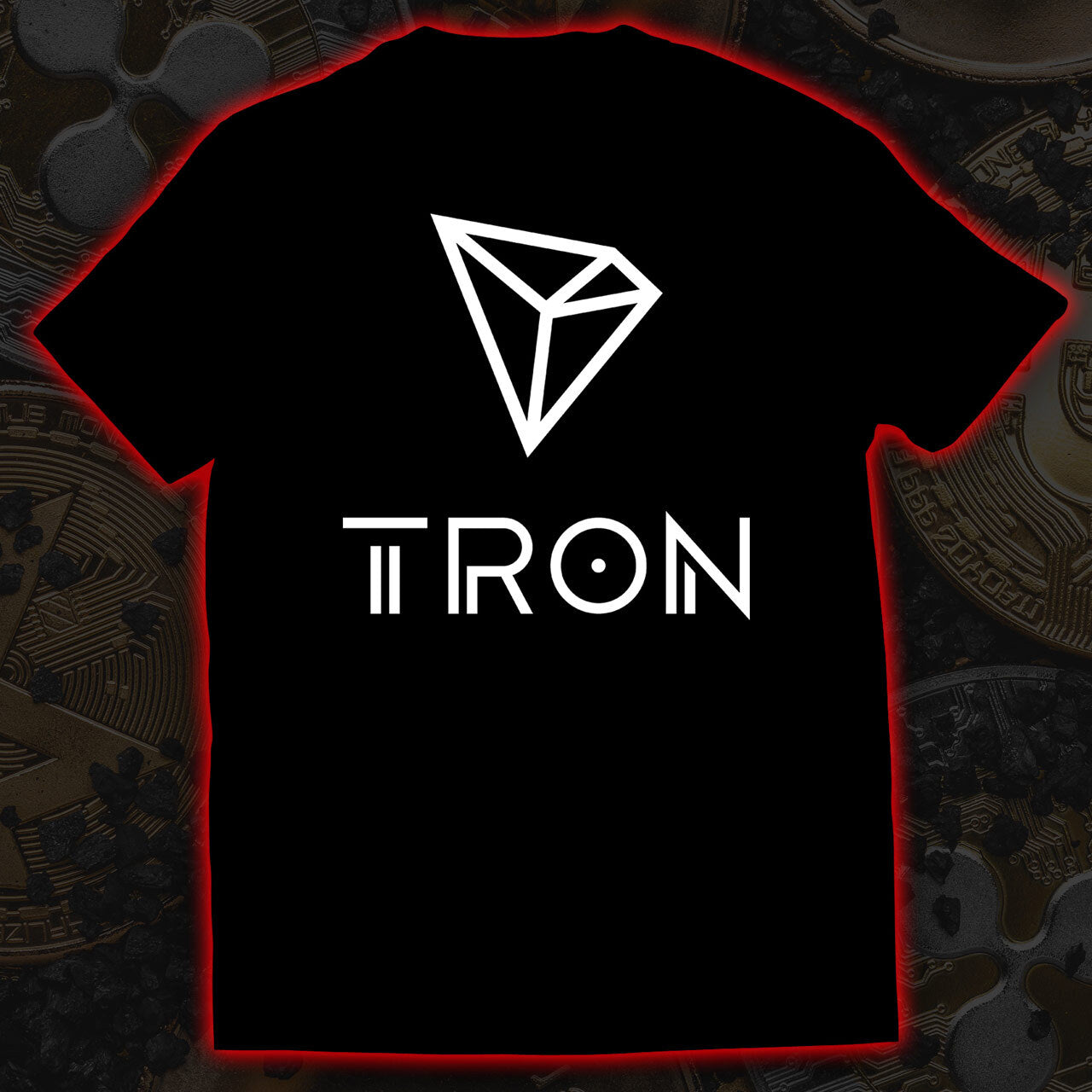 Tron Logo | Cryptomania | Cryptocurrency T-Shirt