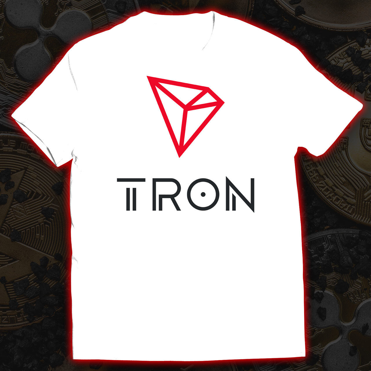 Tron Logo | Cryptomania | Cryptocurrency T-Shirt