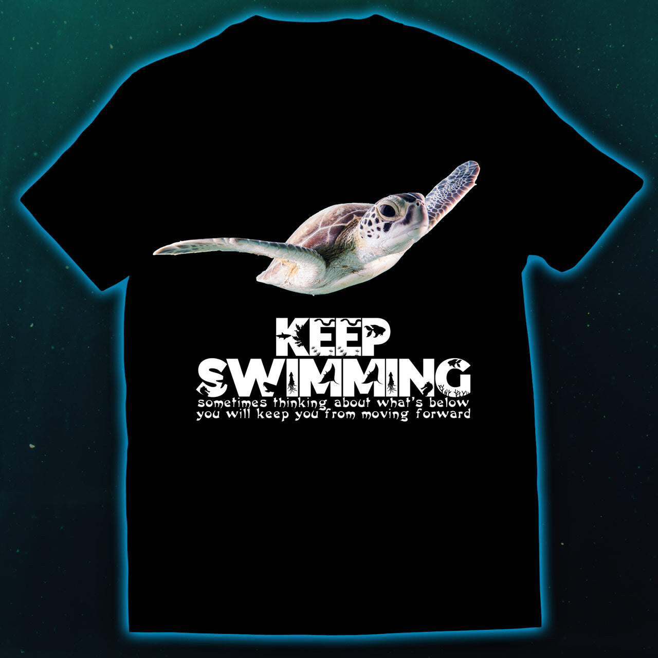 Keep Swimming Turtle