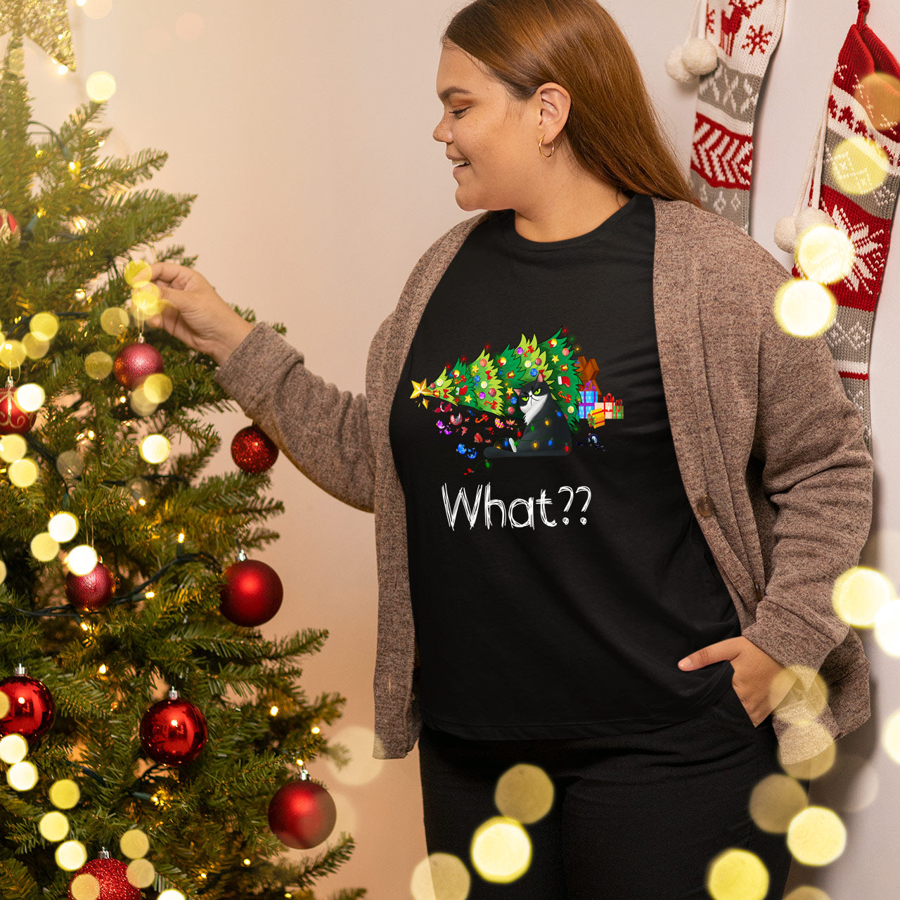 The Christmas Cat Brat Shirt