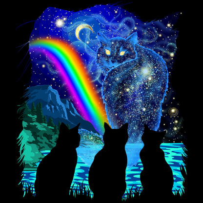 Great Cat Spirit in the Sky |Shamaniac| Cat Pet Grief Spiritual Hoodie