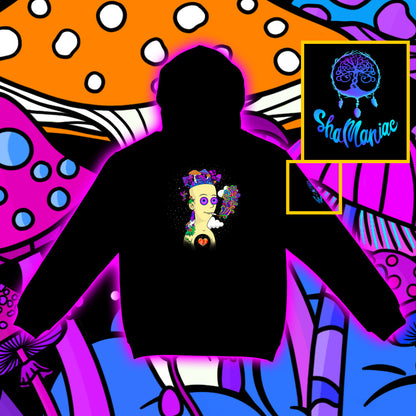 Self Experience of a Toon |Shroomaniac| Psychedelic and Psytrance Cartoon Hoodie