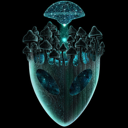 Shroom Head Ascension |Shroomaniac| Psychedelic and Psytrance Alien Hoodie