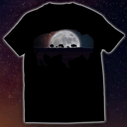 A Buffalo's Perfect Night | Shamaniac | Nature and Spiritual T-Shirt