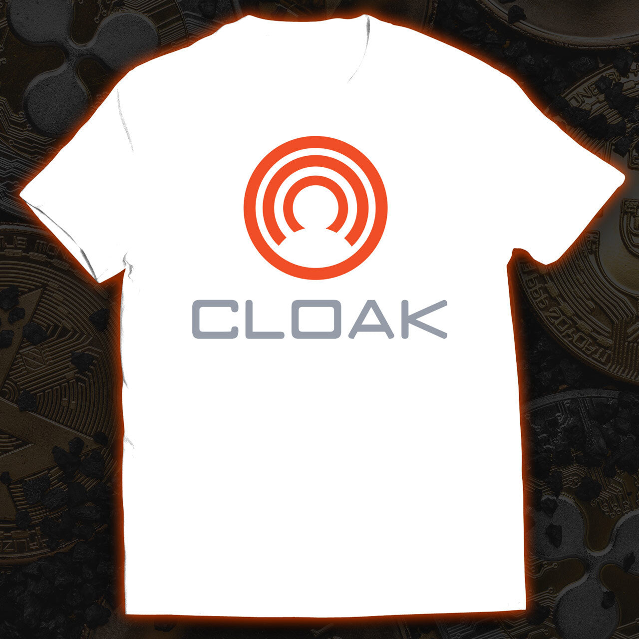 Cloak Logo | Cryptomania | Cryptocurrency T-Shirt