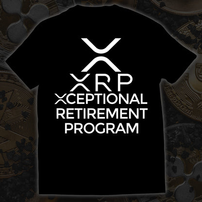 XRP - Xceptional Retirement Program | Cryptomania | Cryptocurrency T-Shirt